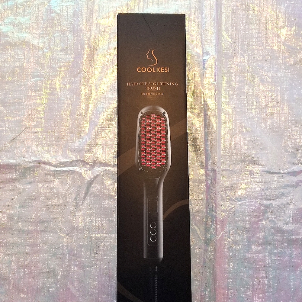 Coolkesi hair straightening brush
